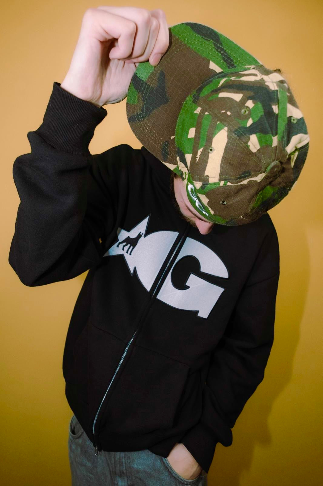 DBM ZIP HOODIE BLACK