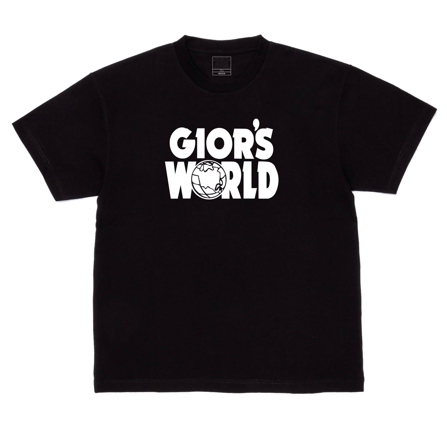 GIOR’S WORLD BLACK T-SHIRT
