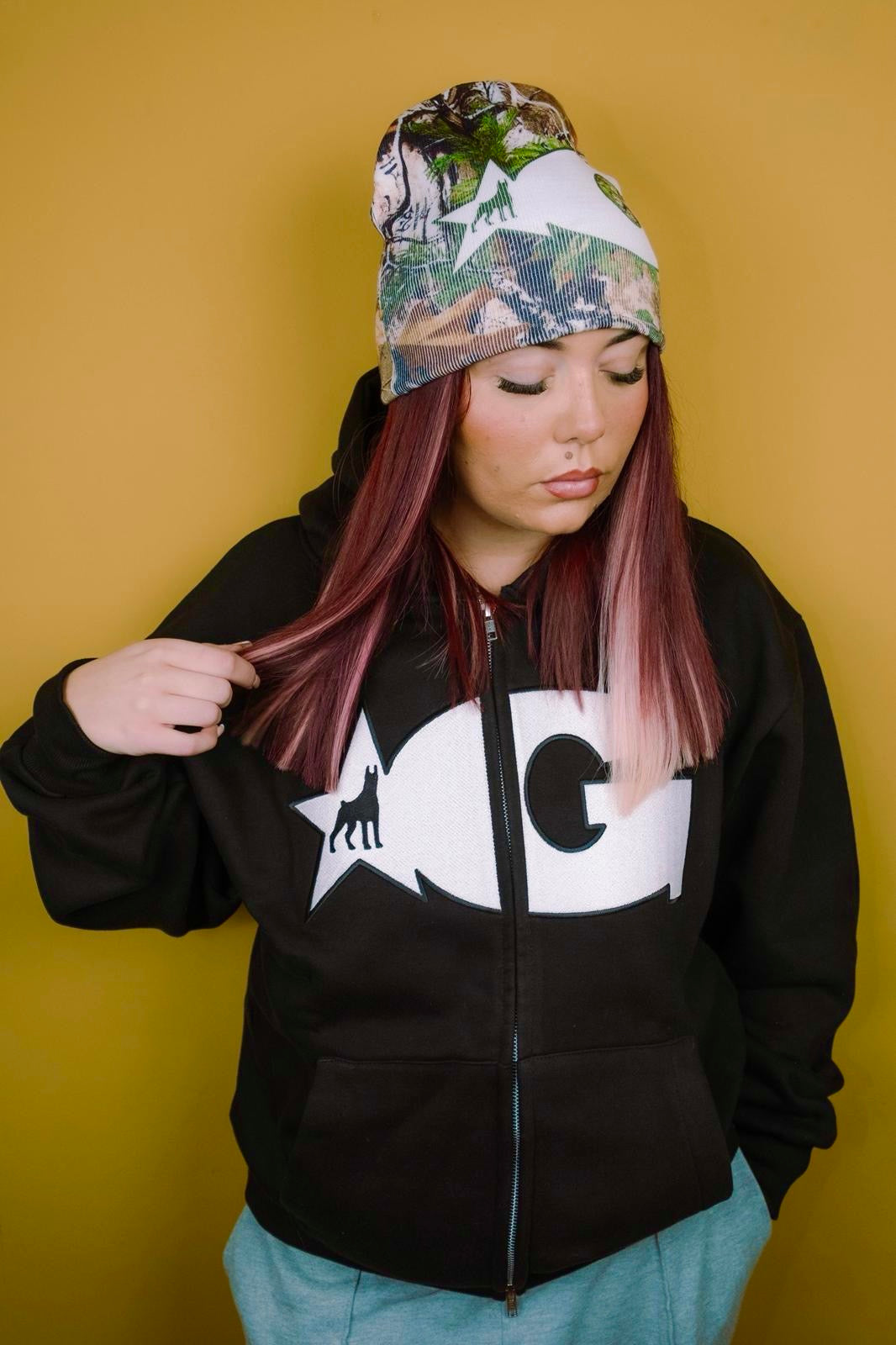 DBM ZIP HOODIE BLACK